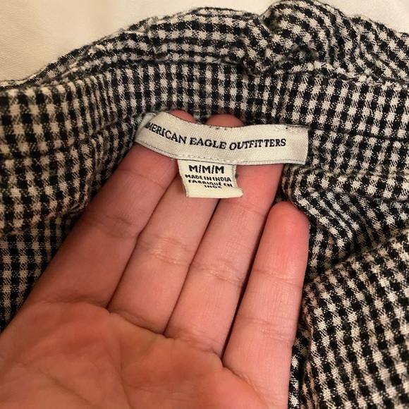 Black and white checkered romper - Picture 3 of 3